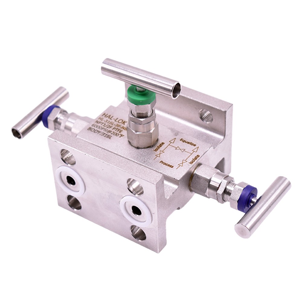 H-Type 3 Way Manifold Valve