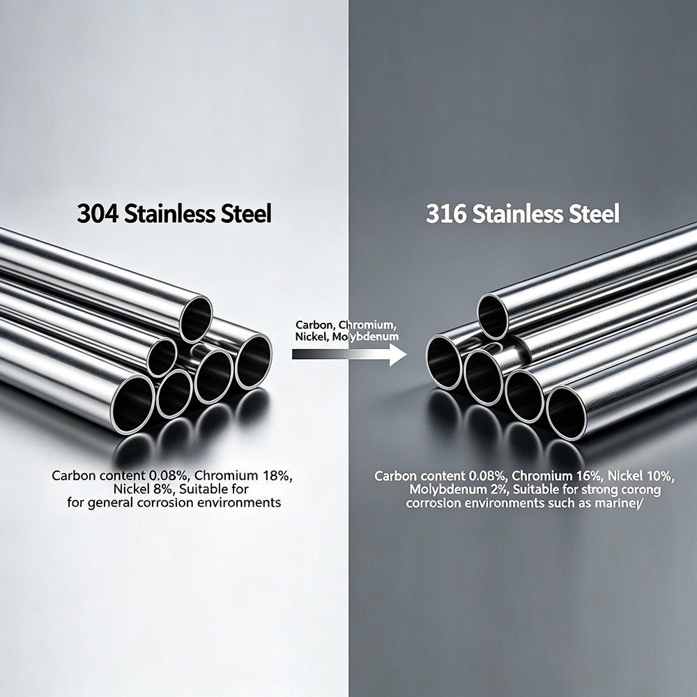 Stainless Steel 304 vs. 316: The Chemical Truth Be...